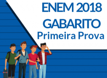 Enem 2018 - Gabarito - Primeiro dia