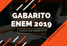 Gabarito ENEM 2019