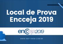 Local de Prova Encceja 2019