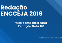 Redação ENCCEJA 2019